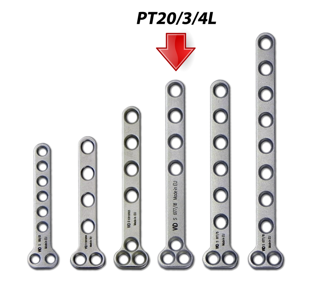 PT20/3/4L LONG T-Plates